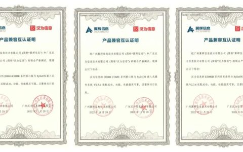 翼辉SylixOS嵌入式操作系统与汉为核心板、开发套件完成兼容认证