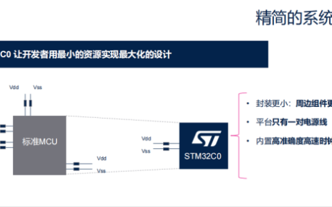 STM32C0：“你的下一个 8 位MCU是32位MCU”
