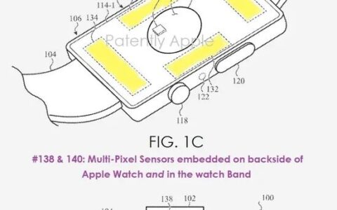 苹果新专利：智能手表及智能眼镜等有望搭载多种健康监测传感器