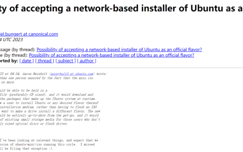 Ubuntu计划发布新的Mini ISO，小于140MB