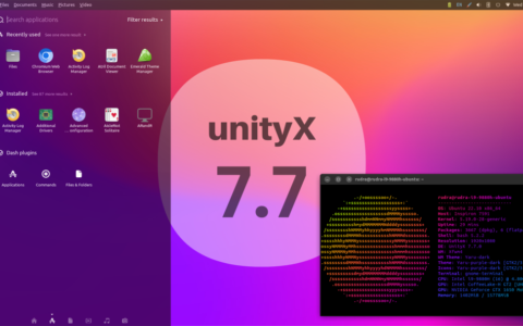 支持Wayland的UnityX风味版本