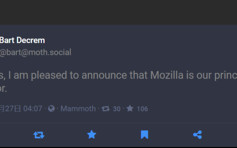 Mozilla领投推特开源替代品Mastodon的iOS版应用