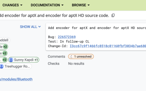 高通开源aptX和aptX HD编码器