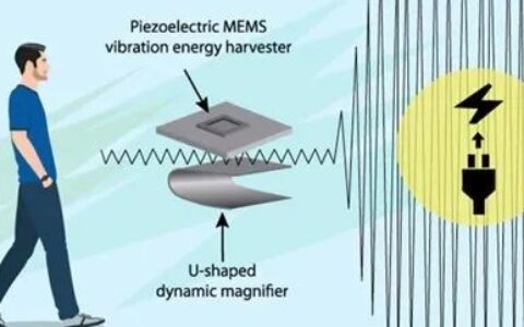 压电MEMS振动能量收集器的输出功率提高近100倍