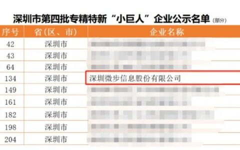 微步获评国家级专精特新“小巨人”企业