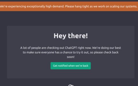 ChatGPT连续宕机五次，是真不把高可用当回事？