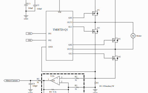 TOLL具有短路保护和漏源检测功能的车规级P+N栅极驱动芯片TMI8720-Q1
