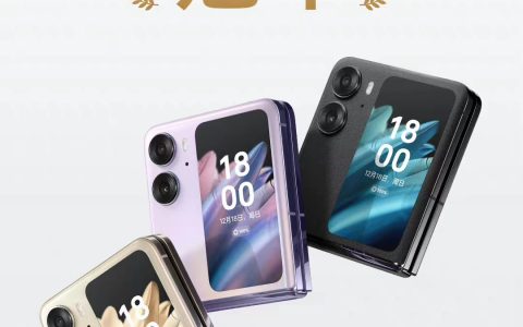 OPPO Find N2 Flip今日开售，斩获京东、天猫安卓手机5K+价位段销售额双冠军