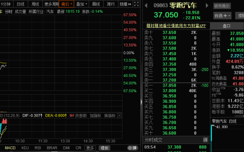 造车新势力“黑马”零跑港交所上市！开盘首跌14.58%，募资62.79亿港元研发先进汽车智能技术