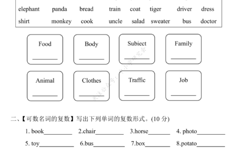 【人教版(PEP)】英语小升初总复习 单选题专项复习（含答案）(人教PEP版英语六年级（下）小升初专项复习卷7套)