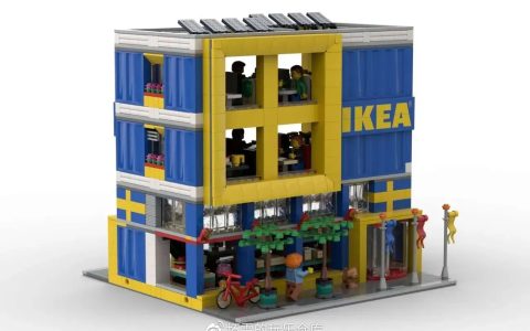 在乐高的世界里购买宜家产品怎么样，来这款宜家商店逛逛吧-乐高x宜家