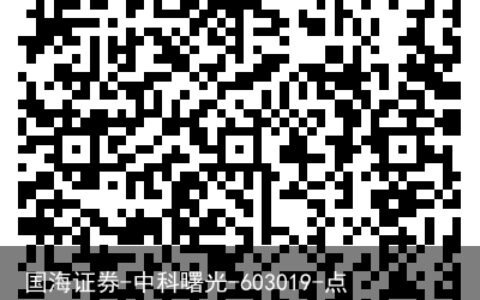 国海证券-中科曙光-603019-点评报告：Q1业绩符合预期，生态业务蓬勃发展-230427
