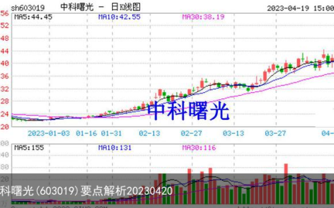 中科曙光(603019)要点解析20230420