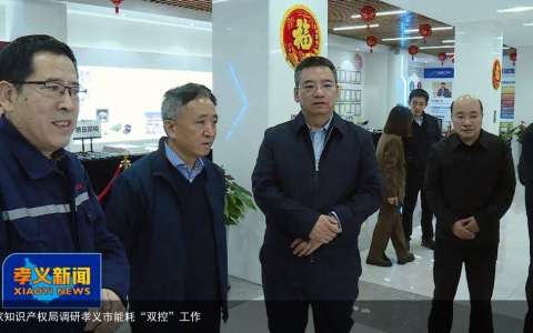 国家知识产权局调研孝义市能耗“双控”工作