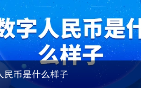 数字人民币是什么样子