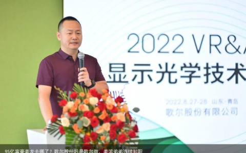 95亿富豪姜龙去哪了？歌尔股份后是歌尔微，姜滨弟弟连续卸职