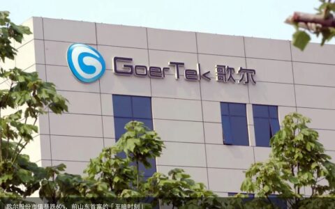 歌尔股份市值暴跌60%，前山东首富的「至暗时刻」