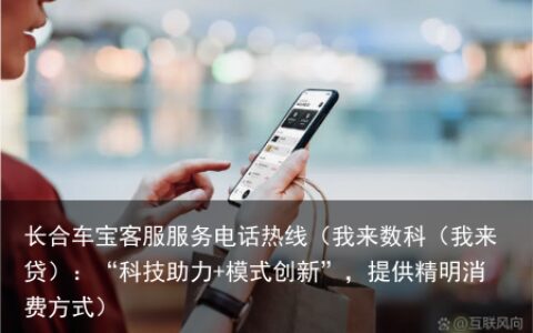 我来数科（我来贷）：“科技助力+模式创新”，提供精明消费方式