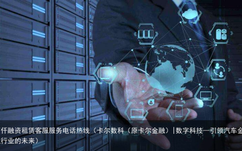 卡尔数科（原卡尔金融）|数字科技—引领汽车金融行业的未来