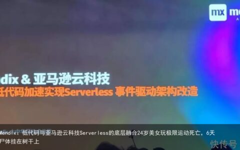 对话西门子Mendix：低代码与亚马逊云科技Serverless的底层融合