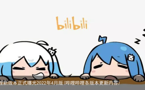 哔哩哔哩新版本正式曝光2022年4月版(哔哩哔哩各版本更新内容)