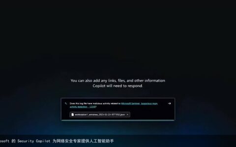 Microsoft 的 Security Copilot 为网络安全专家提供人工智能助手