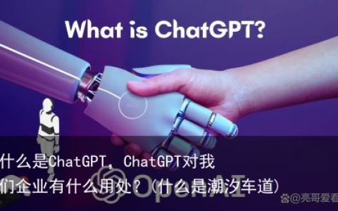 什么是ChatGPT，ChatGPT对我们企业有什么用处？(什么是潮汐车道)