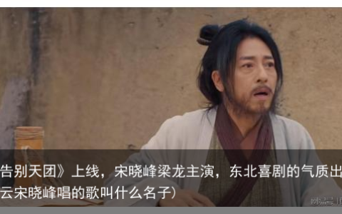 《东北告别天团》上线，宋晓峰梁龙主演，东北喜剧的气质出来了(东北风云宋晓峰唱的歌叫什么名子)