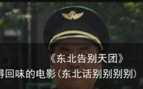 《东北告别天团》：一部值得回味的电影(东北话别别别别)