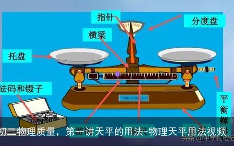 初二物理质量，第一讲天平的用法-物理天平用法视频