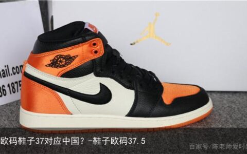 欧码鞋子37对应中国？-鞋子欧码37.5