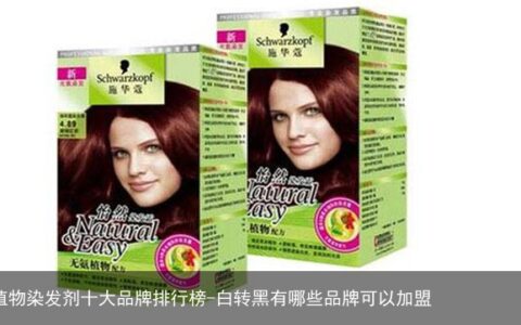 植物染发剂十大品牌排行榜-白转黑有哪些品牌可以加盟