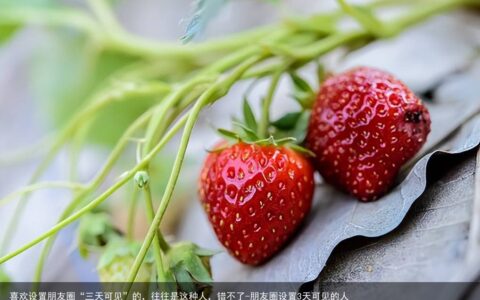 喜欢设置朋友圈“三天可见”的，往往是这种人，错不了-朋友圈设置3天可见的人