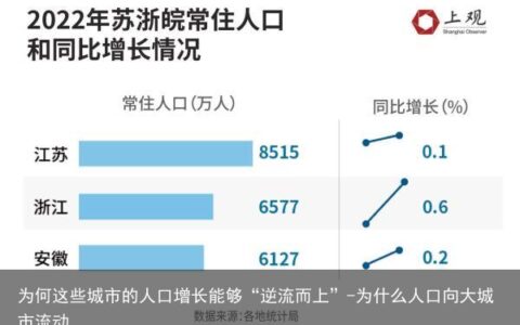 为何这些城市的人口增长能够“逆流而上”-为什么人口向大城市流动