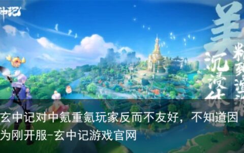 玄中记对中氪重氪玩家反而不友好，不知道因为刚开服-玄中记游戏官网