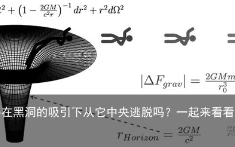 有什么事物能够在黑洞的吸引下从它中央逃脱吗？一起来看看吧！-能逃出黑洞的物质