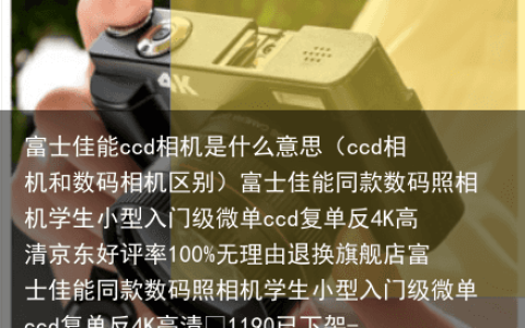 富士佳能ccd相机是什么意思（ccd相机和数码相机区别）
