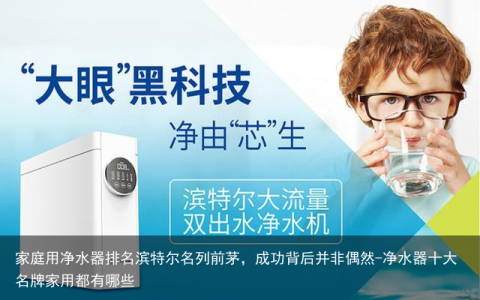 家庭用净水器排名滨特尔名列前茅，成功背后并非偶然-净水器十大名牌家用都有哪些