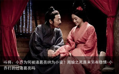 斗将：小乔为何被诸葛亮纳为小妾？周瑜之死原来另有隐情-小乔打的过诸葛亮吗