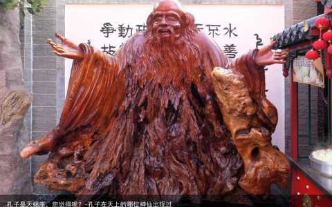 孔子是天蝎座，您觉得呢？-孔子在天上的哪位神仙出现过