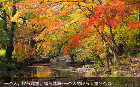 一个人，戾气越重，福气越薄-一个人的戾气太重怎么办