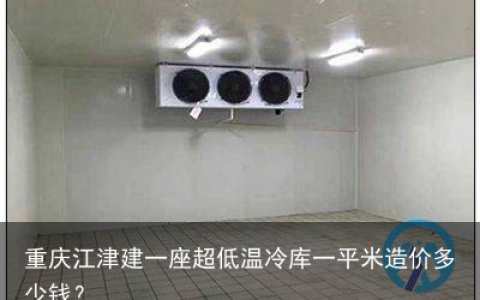 重庆江津建一座超低温冷库一平米造价多少钱？