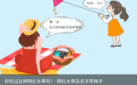 你吃过这种网红水果吗？-网红水果店名字带梅字