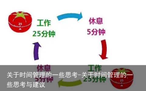 关于时间管理的一些思考-关于时间管理的一些思考与建议