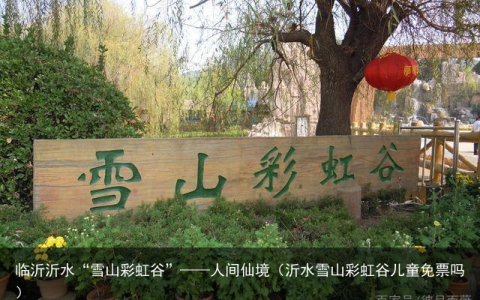 临沂沂水“雪山彩虹谷”——人间仙境（沂水雪山彩虹谷儿童免票吗）