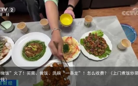 “上门做饭”火了！买菜、做饭、洗碗“一条龙”！怎么收费？（上门煮饭炒菜服务费多少钱）