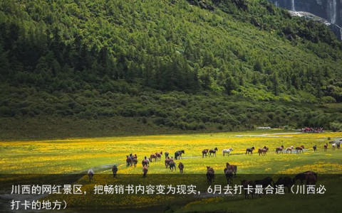 川西的网红景区，把畅销书内容变为现实，6月去打卡最合适（川西必打卡的地方）