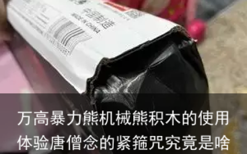 万高暴力熊机械熊积木的使用体验