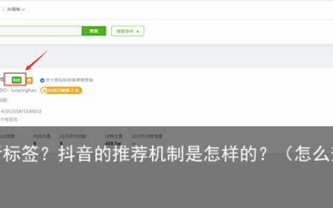 抖音在哪里看标签？抖音的推荐机制是怎样的？（怎么查看抖音标签）