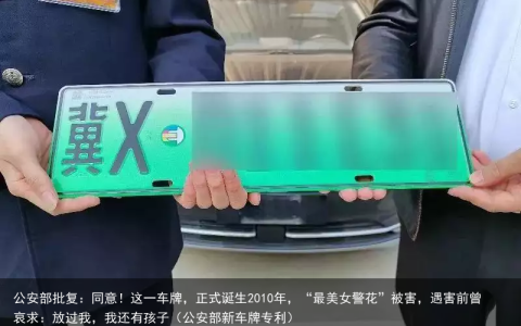 公安部批复：同意！这一车牌，正式诞生（公安部新车牌专利）